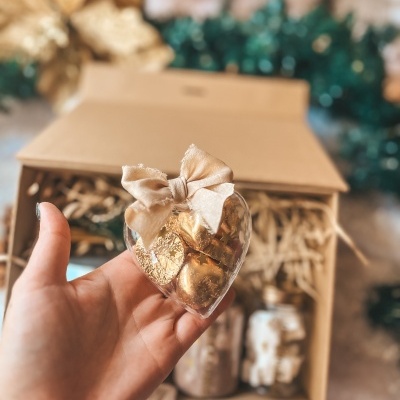 Caixa chocolate quente masculina