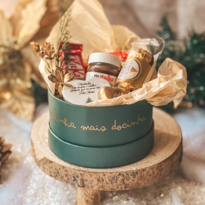 Caixa madrinha docinha natal