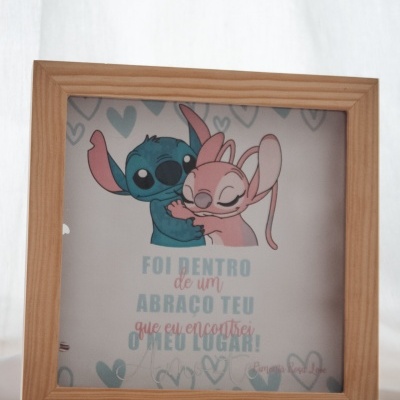 Moldura "foi dentro de um abraço..."