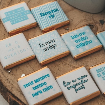 Caixa coração padrinho