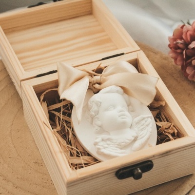 Caixinha com gesso perfumado