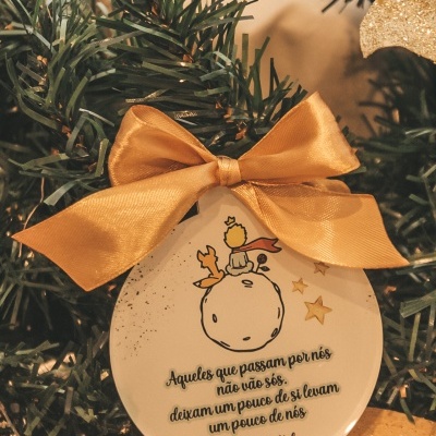 Bola de natal "principezinho"