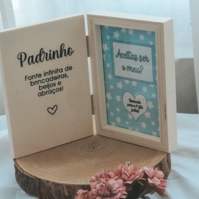 MOLDURA LIVRO PEDIDO PADRINHO