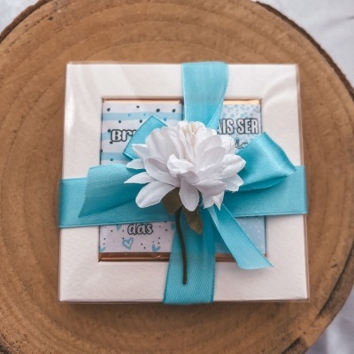 Caixinha convite menino das alianças