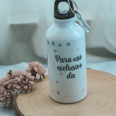 Garrafa "Para uso exclusivo..."