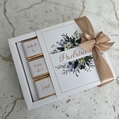 Caixa padrinho whiskey branca