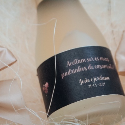 Caixa convite padrinhos tema viagem