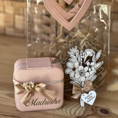 Bolsinha convite madrinha