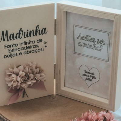 MOLDURA LIVRO PEDIDO MADRINHA