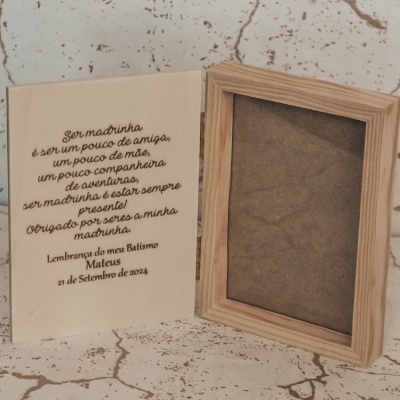 Moldura madrinha - batizado