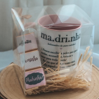 Conjunto Pedido Madrinha Caneca