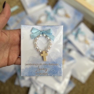 LEMBRANÇA TAG DEZENA AZUL CLARO