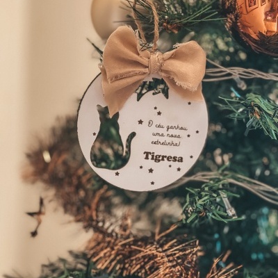 Bola de Natal tigresa