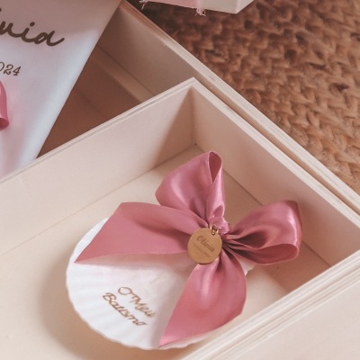 Caixa batismo XXL rosa
