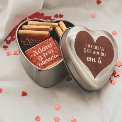 CAIXINHA 10 COISAS QUE ADORO EM TI