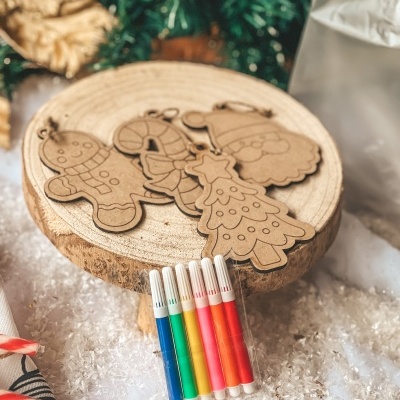 Conjunto pintura natal