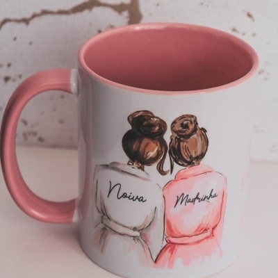 Conjunto convite madrinha casamento