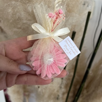 Lembrança vela flor