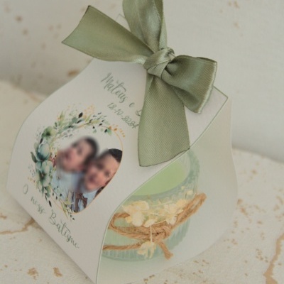 Lembrança vela com foto