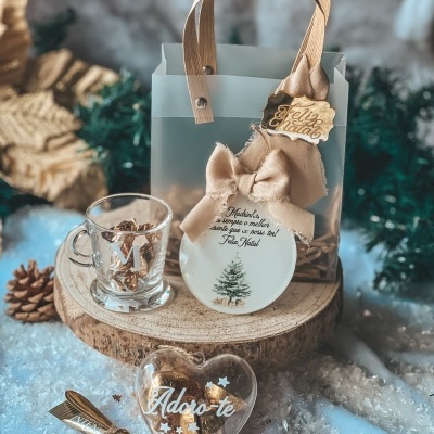 bolsa com chávena individual