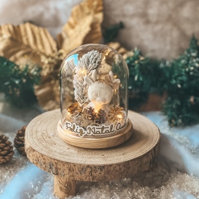 Campânula rena com LED