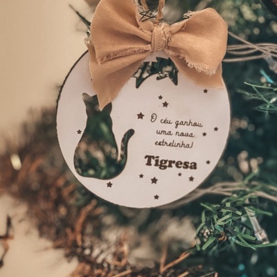 Bola de Natal tigresa