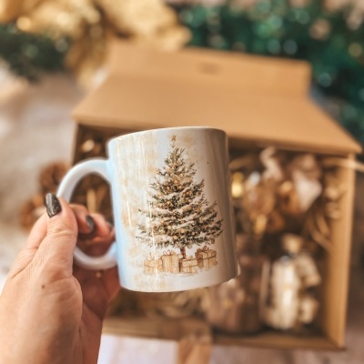 Caixa chocolate quente masculina