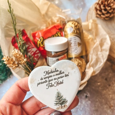 Caixa madrinha docinha natal