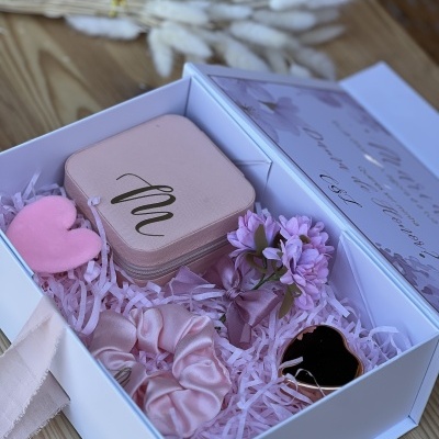 Caixa convite dama rosa