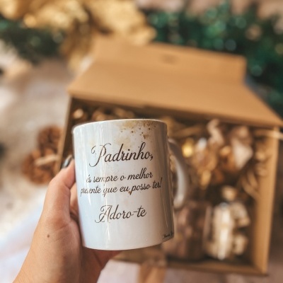 Caixa chocolate quente masculina