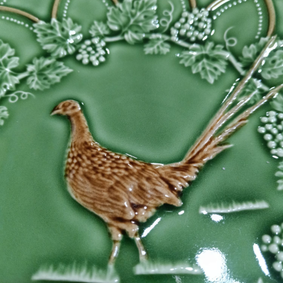 Prato Lanche 24 Faisão - Coleção Bosque - Bordallo Pinheiro