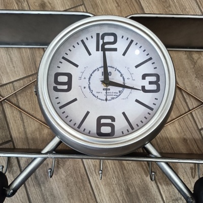 Relógio Aviao Cromado