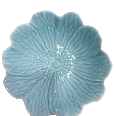 Tigela Grande azul - Coleção Flora - Bordallo Pinheiro