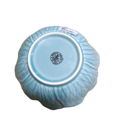 Tigela Grande azul - Coleção Flora - Bordallo Pinheiro