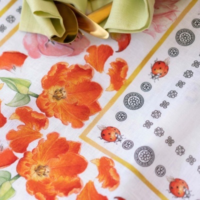 Toalha de Mesa 100% Linho TULI- Tessitura