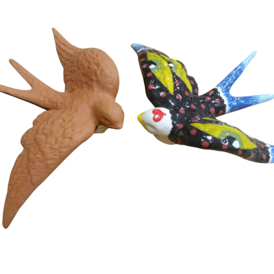 Conjunto duas Andorinhas -  Portuguesa e Francesa - Bordallo Pinheiro Edição Especial e Limitada