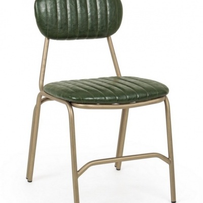 Cadeira Addy Verde ou preto dourado