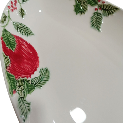 Travessa 46  - Coleção Bolas de Natal - Bordallo Pinheiro