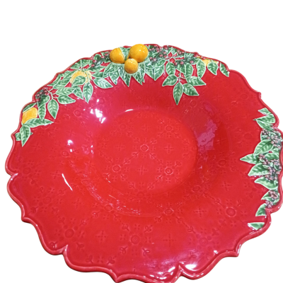 Centro Mesa - Coleção Coroa de Natal - Bordallo Pinheiro