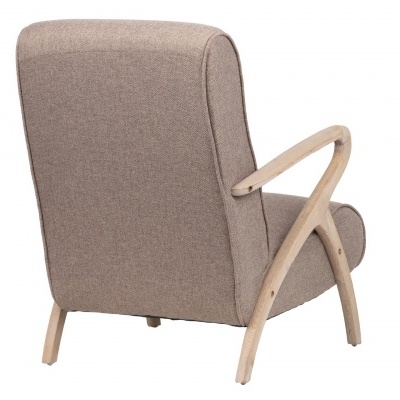 Cadeirão Vintage Madeira/Linho