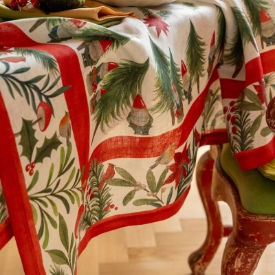 Toalha de Mesa 100% Linho JOLLY ELF - Tessitura