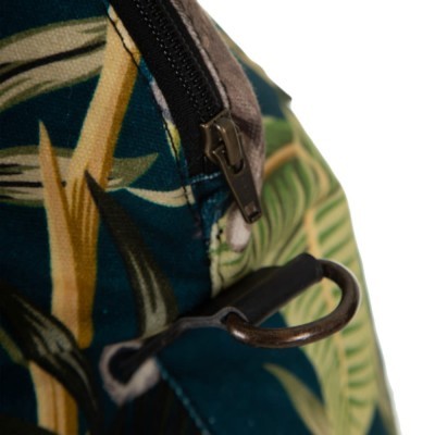 Saco com Macacos Azul Ciano