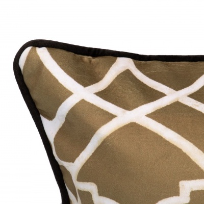 Almofada rectangular Veludo Kilim Mostarda 45x30 dupla face