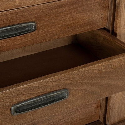 Aparador Madeira 2portas e 5 gavetas 200*40*85cm