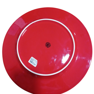 Prato Marcador 34 Vermelho - Coleção Fantasia - Bordallo Pinheiro