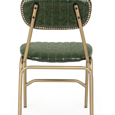 Cadeira Addy Verde ou preto dourado