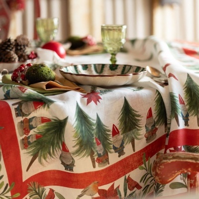 Toalha de Mesa 100% Linho JOLLY ELF - Tessitura