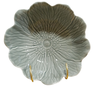 Tigela Grande cinza - Coleção Flora -  Bordallo Pinheiro