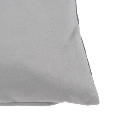 Almofada em Veludo Cinza 60x60
