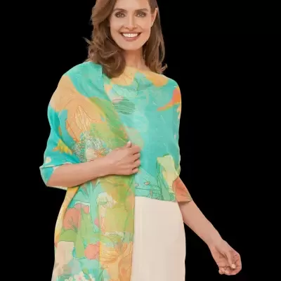 Lenço Beija-Flor - Powder Lenço Beija-Flor - Powder